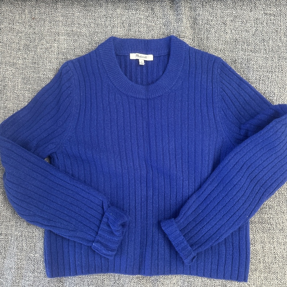 Madewell Women's Blue Sweater L